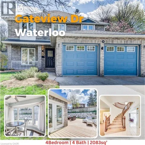 13 GATEVIEW Drive, Waterloo, Ontario N2T1A3