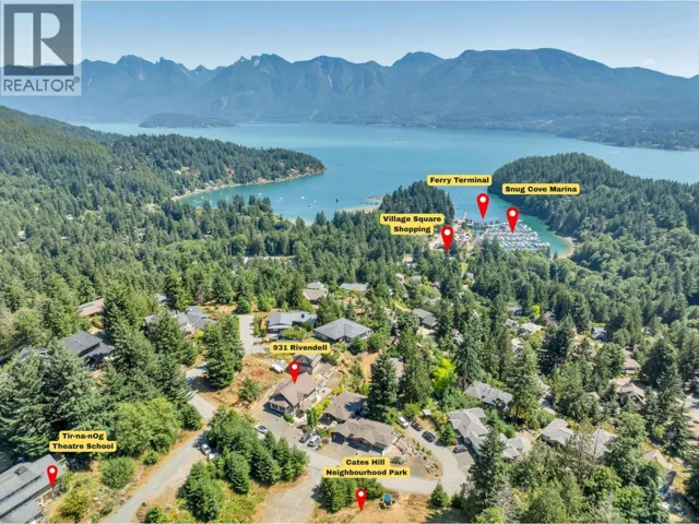 931 RIVENDELL DRIVE, Bowen Island, British Columbia V0N1G1