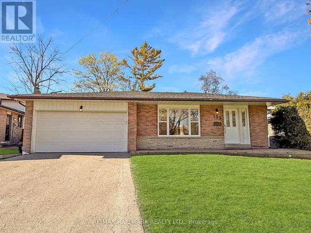 153 CLAPPISON BOULEVARD, Toronto (Centennial Scarborough), Ontario M1C2H3