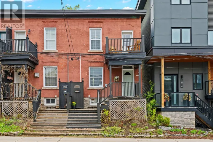 1022 GLADSTONE AVENUE, Ottawa, Ontario K1Y3G2
