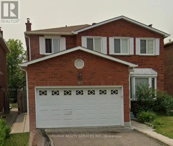 189 VODDEN STREET W, Brampton (Brampton West), Ontario L6X2W8