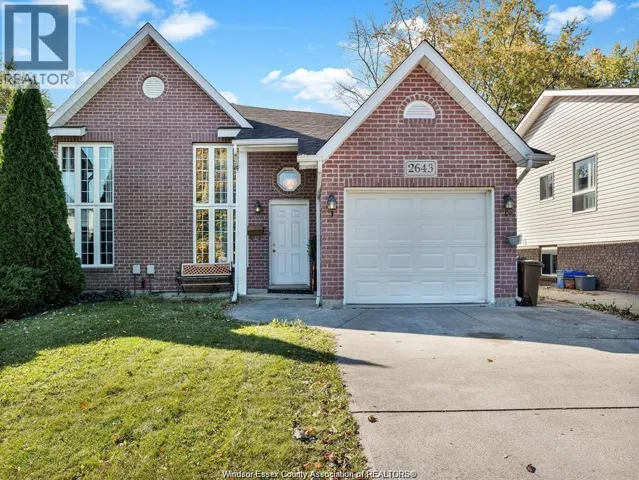 2643 CARISSA Unit# UPPER, Windsor, Ontario N8R2J9