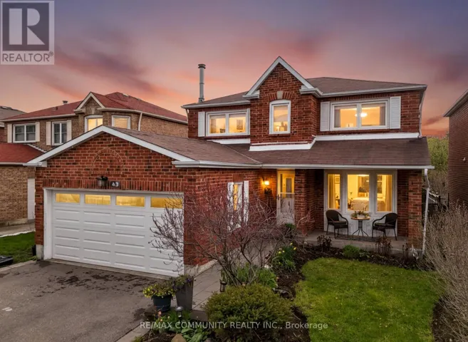 43 MUIRBANK BOULEVARD, Toronto (Highland Creek), Ontario M1C4S7
