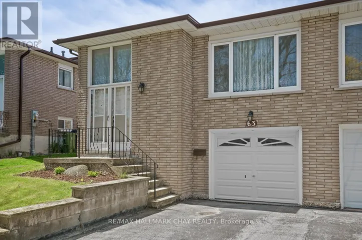63 FRED BLAND CRESCENT, Toronto (Eglinton East), Ontario M1J3L7