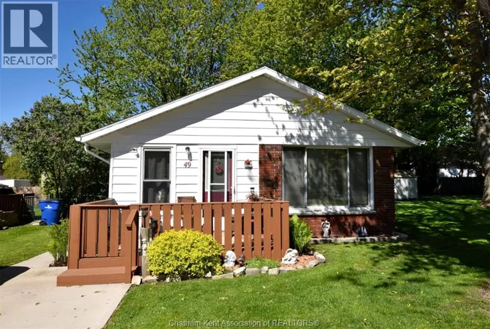 49 William STREET South, Blenheim, Ontario N0P1A0