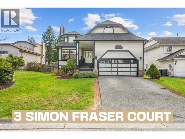 3 SIMON FRASER COURT, Port Moody, British Columbia V3H4S4