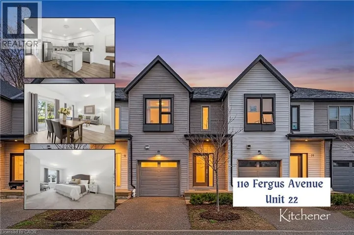 110 FERGUS Avenue Unit# 22, Kitchener, Ontario N2A0K9