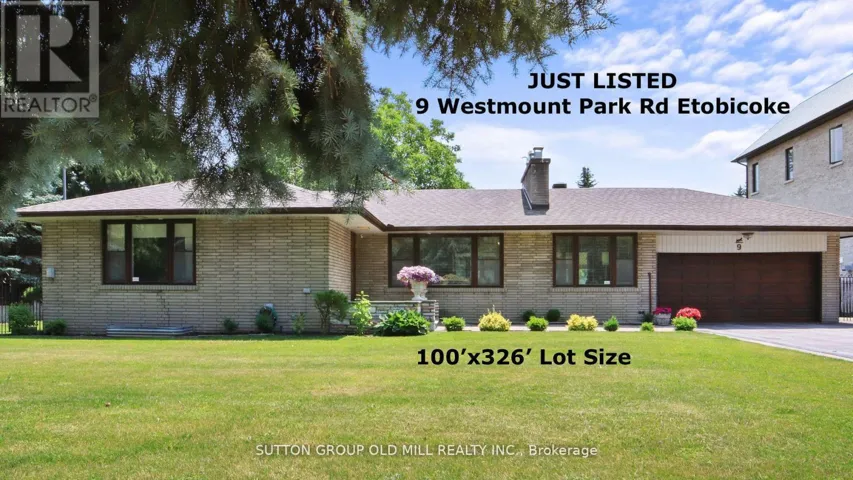 9 WESTMOUNT PARK ROAD, Toronto (Humber Heights), Ontario M9P1R4