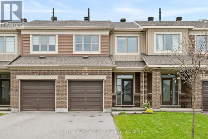 233 MOUNTAIN SORREL WAY, Ottawa, Ontario K4A1H3