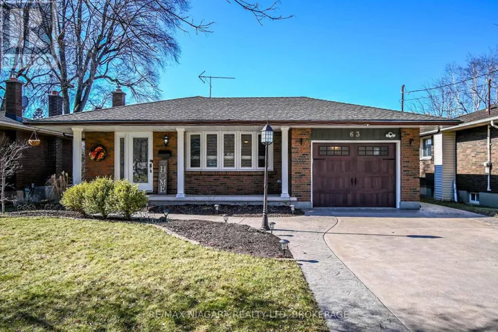 63 WINDWARD STREET, St. Catharines (Carlton/Bunting), Ontario L2M4B9