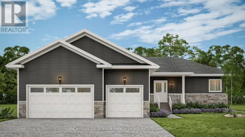 Front view Rendering- 3 car garage!