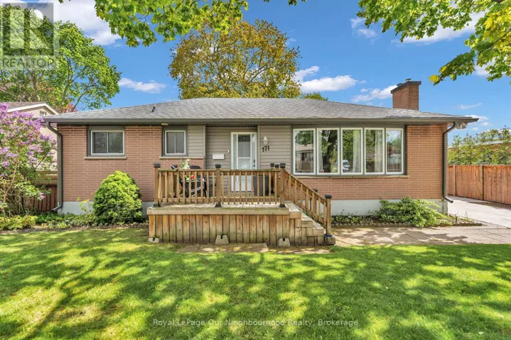 171 TWEEDSMUIR AVENUE, London East (East O), Ontario N5W1K9