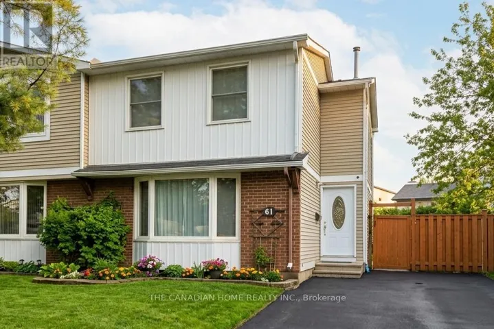 61 EXETER DRIVE, Ottawa, Ontario K2J1V6