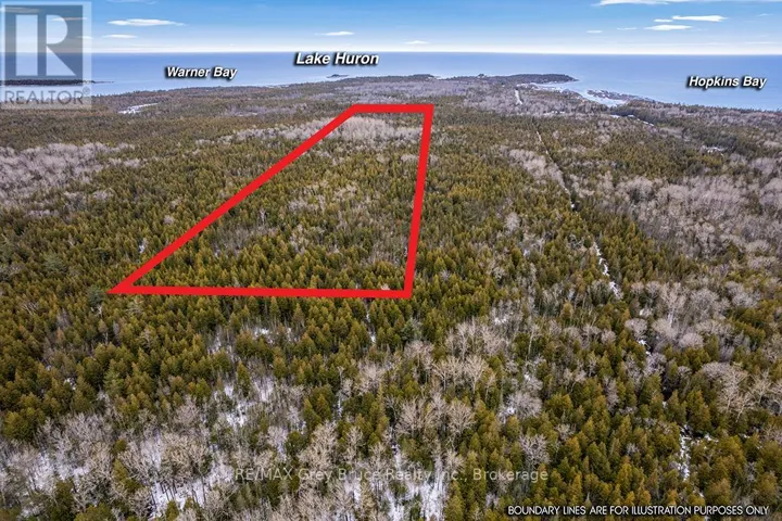 Aerial view 25 Acres off Warner Bay Road
