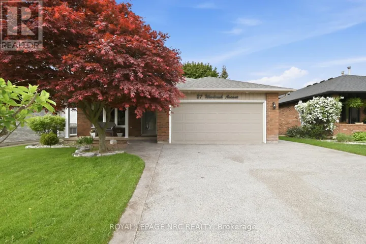 27 WOODRUSH AVENUE, Welland (N. Welland), Ontario L3C6S6