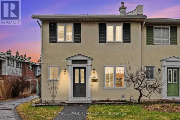 187 MONTEREY DRIVE, Ottawa, Ontario K2H7A9