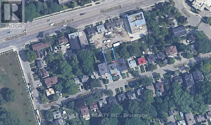 16 LYNDALE DRIVE, Toronto (Willowdale East), Ontario M2N2Y1