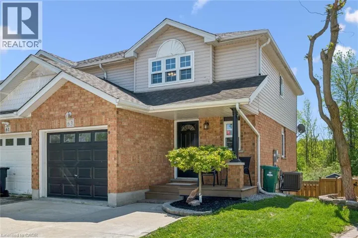 63 WATERCRESS Court, Kitchener, Ontario N2E3S7