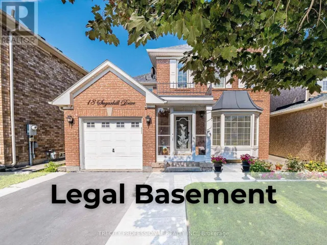 18 SUGARHILL DRIVE, Brampton (Fletcher's Meadow), Ontario L7A3L8