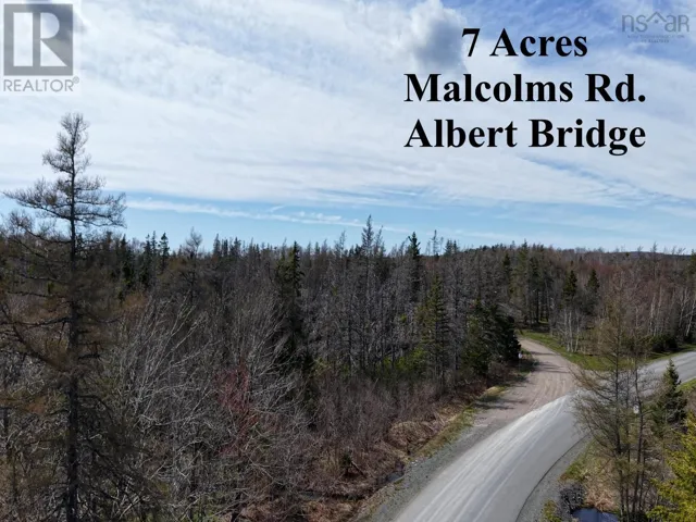 Malcolms Road, Albert Bridge, Nova Scotia B1K2V1
