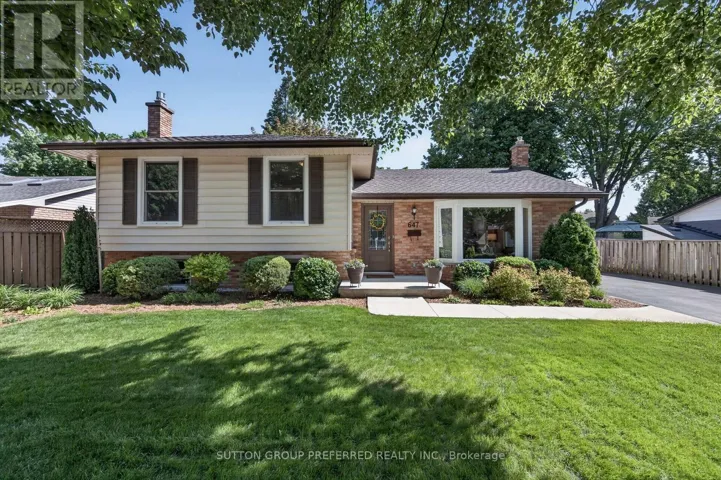 647 GLENGYLE CRESCENT, London North (North H), Ontario N5X1X8