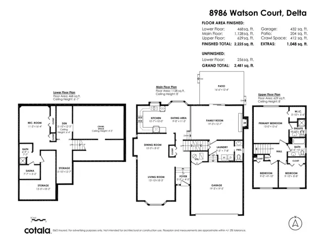 8986 WATSON COURT, Delta, British Columbia V4C8A1