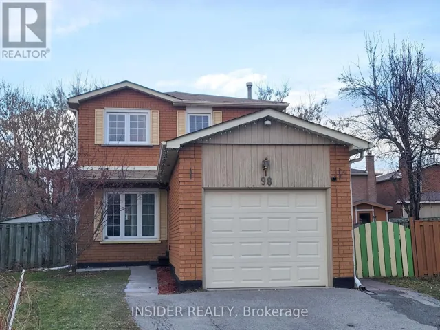 98 WHITE BOULEVARD, Vaughan (Brownridge), Ontario L4J5Z5