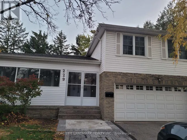229 CHARTLAND BOULEVARD, Toronto (Agincourt North), Ontario M1S2S4