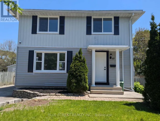 40 WISTOW STREET, London East (East C), Ontario N5Y1E1