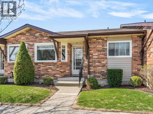 7 CHERRY LANE Unit# 16, Leamington, Ontario N8H5A5