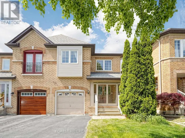 72 WEATHERILL ROAD, Markham (Berczy), Ontario L6C2P5