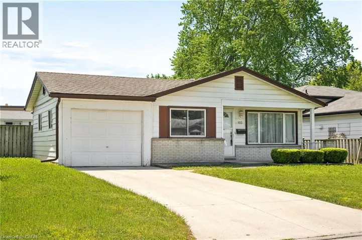 103 BELWOOD Crescent, Kitchener, Ontario N2C1Z4