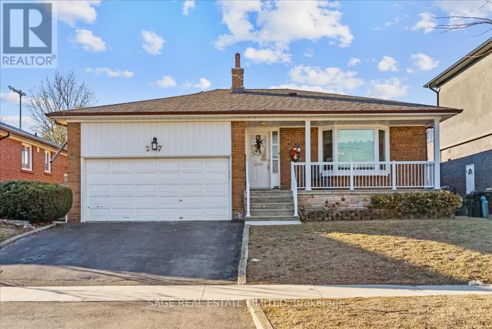 27 KATHROSE DRIVE, Toronto (Pleasant View), Ontario M2J3P4