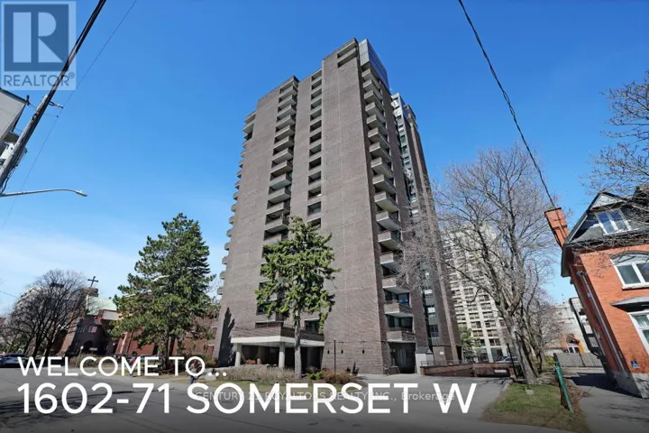 1602 - 71 SOMERSET STREET W, Ottawa, Ontario K2P2G2