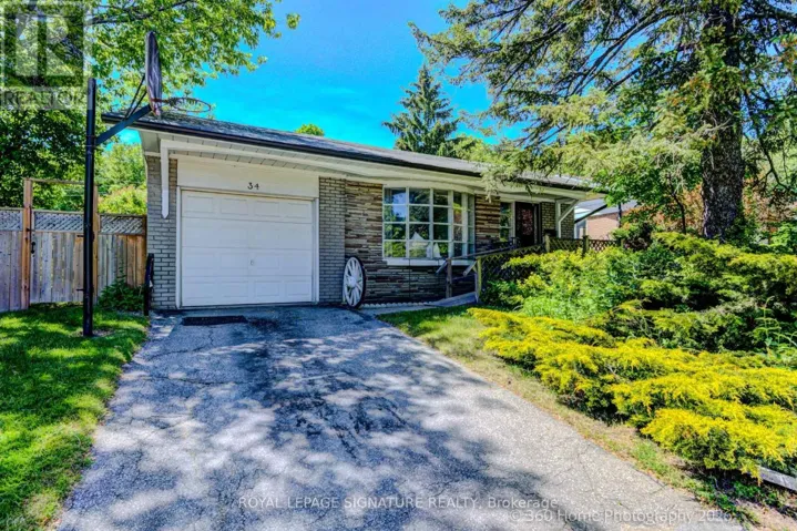 34 ROWATSON ROAD, Toronto (Guildwood), Ontario M1E1K1