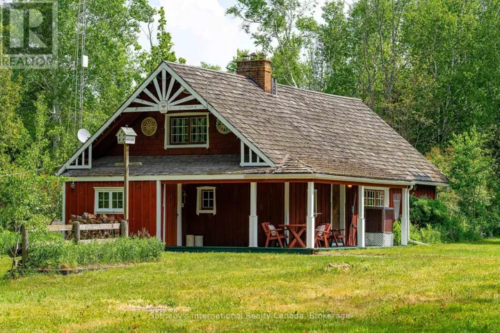 House is set back from road