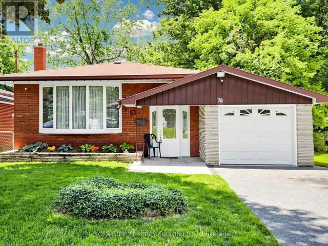78 ALLISTER AVENUE, Toronto (Cliffcrest), Ontario M1M3L5