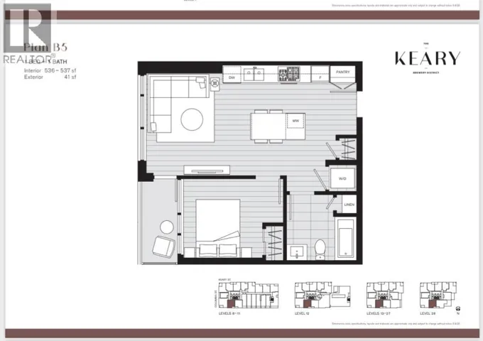 1015 230 KEARY STREET, New Westminster, British Columbia V3L0E3