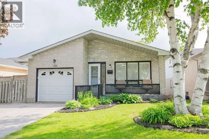 106 OSSINGTON Drive, Hamilton, Ontario L8W3S5