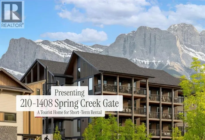 210, 1408 Spring Creek Gate, Canmore, Alberta T1W0N5