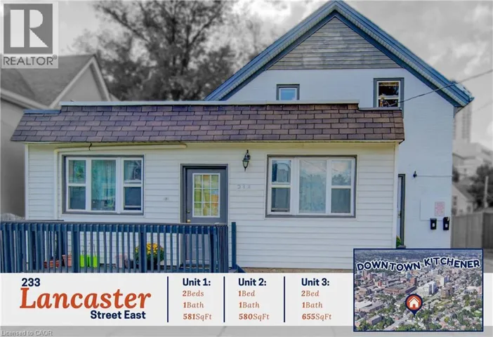233 LANCASTER Street E, Kitchener, Ontario N2H1N5