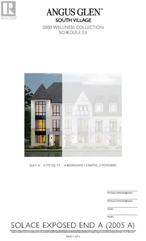 23 ESSENCE LANE, Markham (Cachet), Ontario L6C2R3
