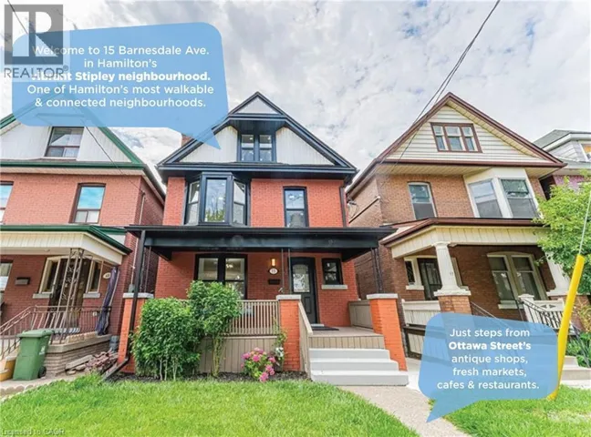 15 BARNESDALE Avenue N Unit# 3, Hamilton, Ontario L8L6R4