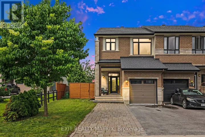 74 NUTTING CRESCENT, Ottawa, Ontario K4M0C3