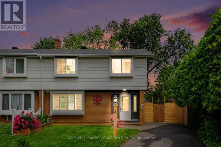 34 DOWNSVIEW CRESCENT, Ottawa, Ontario K2G0A5