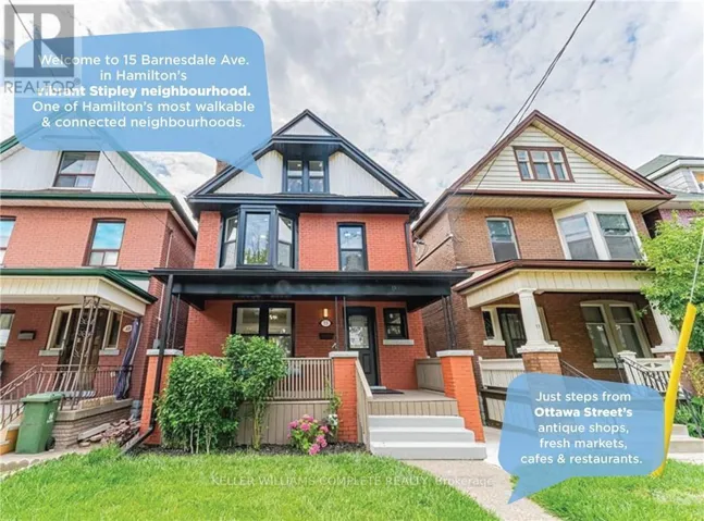 3 - 15 BARNESDALE AVENUE N, Hamilton (Stipley), Ontario L8L6R4