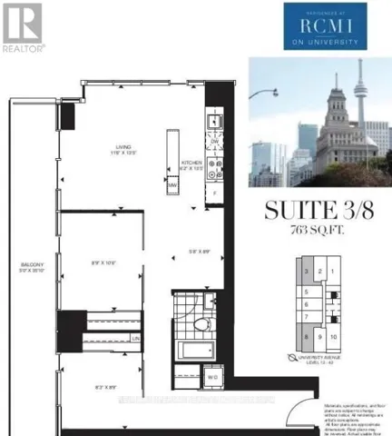 3603 - 426 UNIVERSITY AVENUE, Toronto (Kensington-Chinatown), Ontario M5G1S9