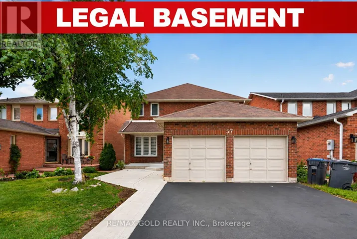 37 LORD SIMCOE DRIVE, Brampton (Westgate), Ontario L6S5H4