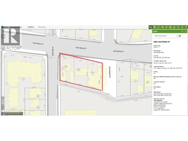 6886 HASTINGS STREET, Burnaby, British Columbia V5B1T1