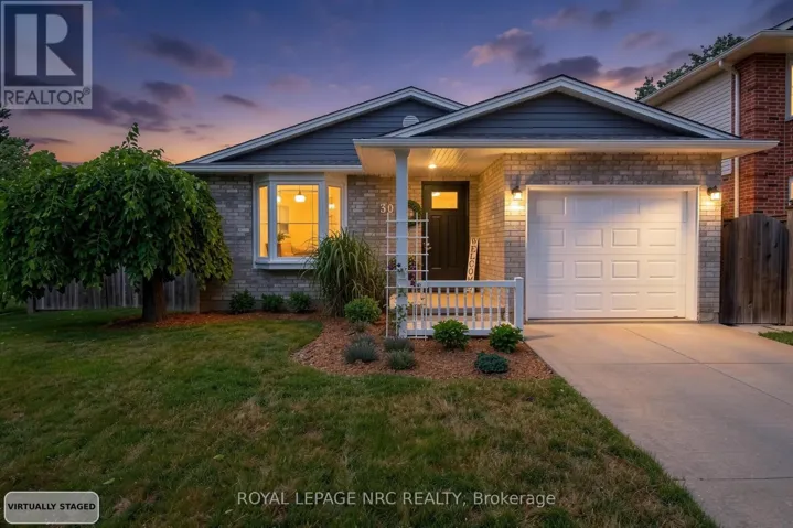 30 ELDERWOOD DRIVE, St. Catharines (Grapeview), Ontario L2S3E5